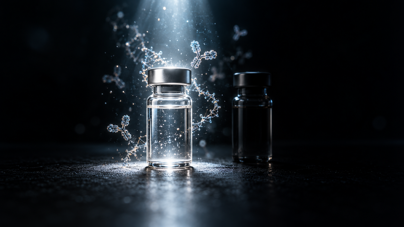 Editorial illustration for the Prognyx briefing on giredestrant plus everolimus, estrogen receptor (SERD) / mTOR